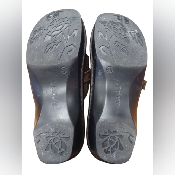 Naot Dark Red Avignon Leather Loafers/ Mules EUC Size 41 - Picture 6 of 6